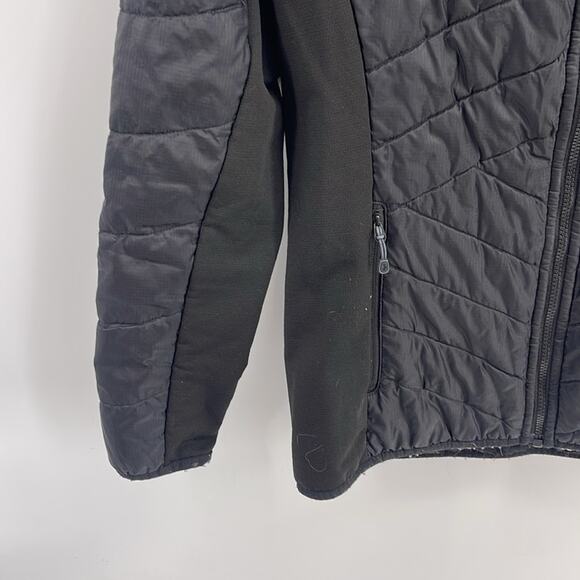 Smartwool wool filled puffer mock neck full zip jacket sz M - Picture 3 of 6